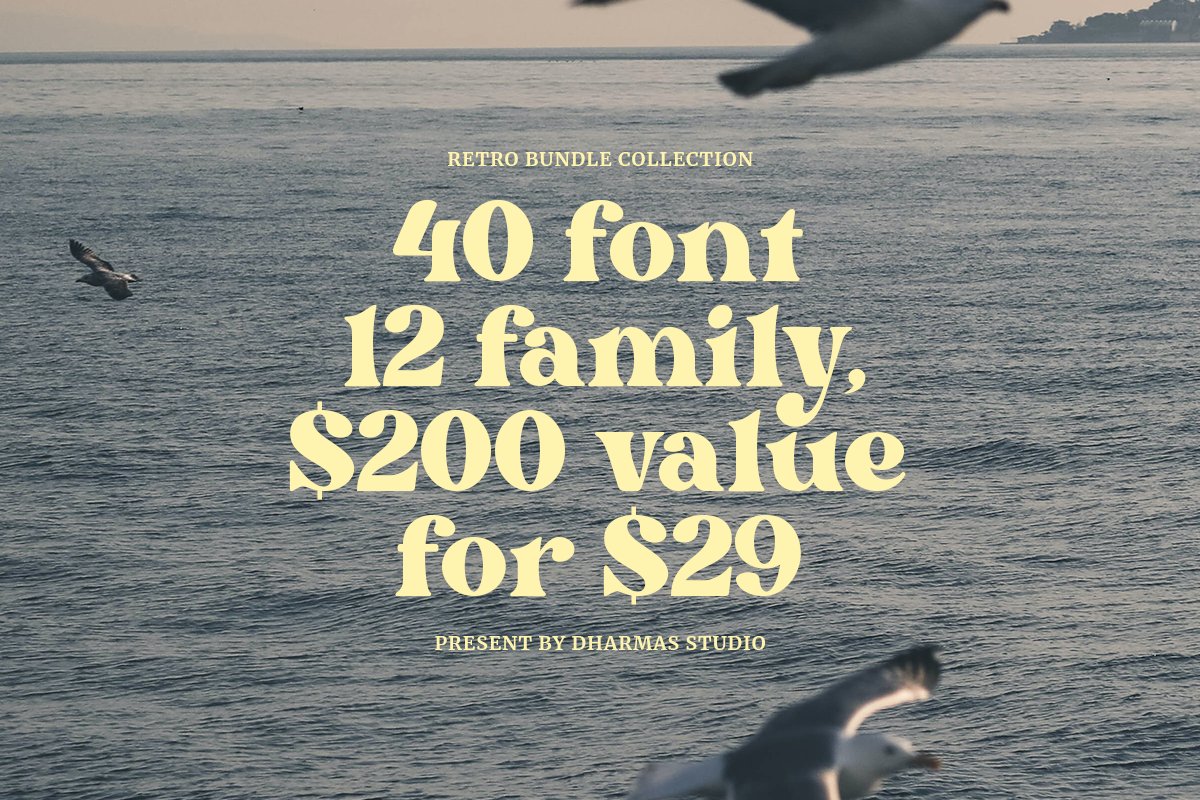The Retro Bundle Font