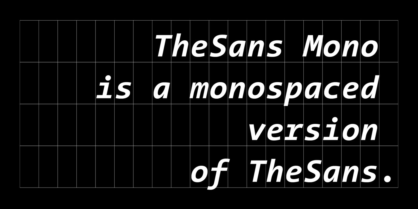 TheSans Mono Font