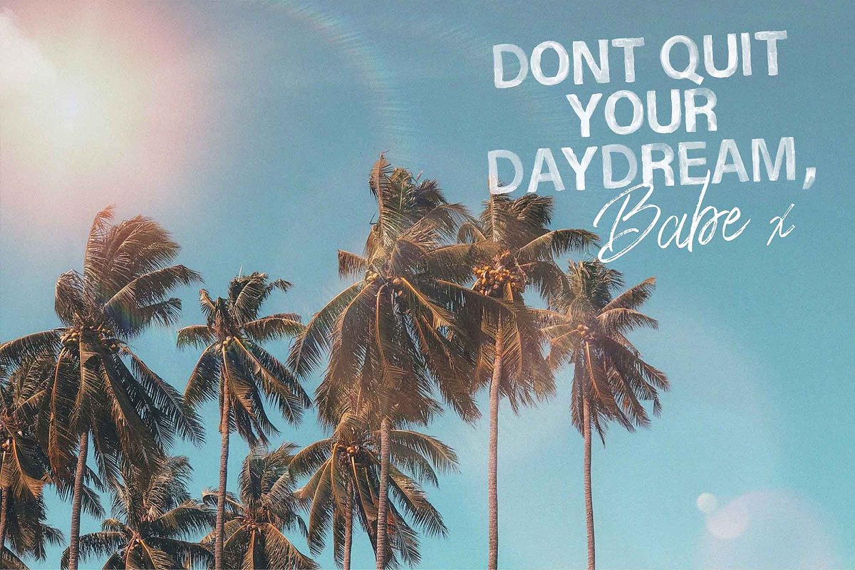 The Sunkissed x Duo Font