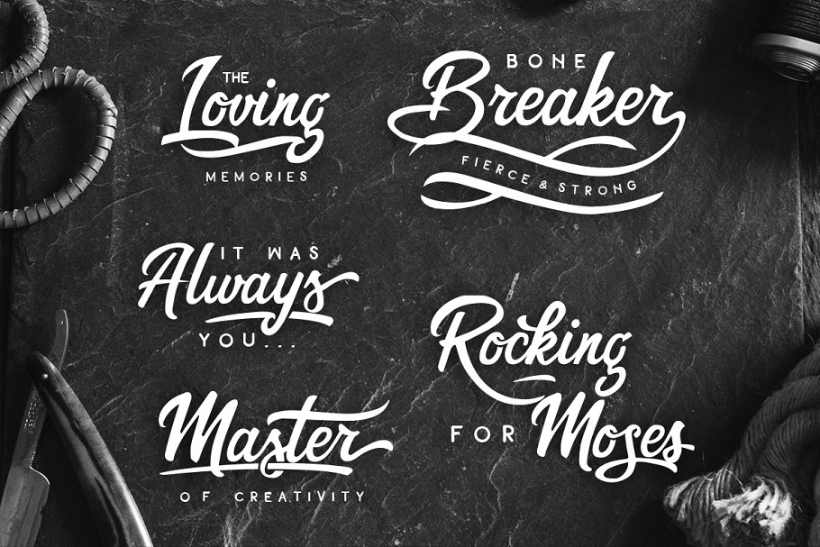 The Trickster Duo extras Font