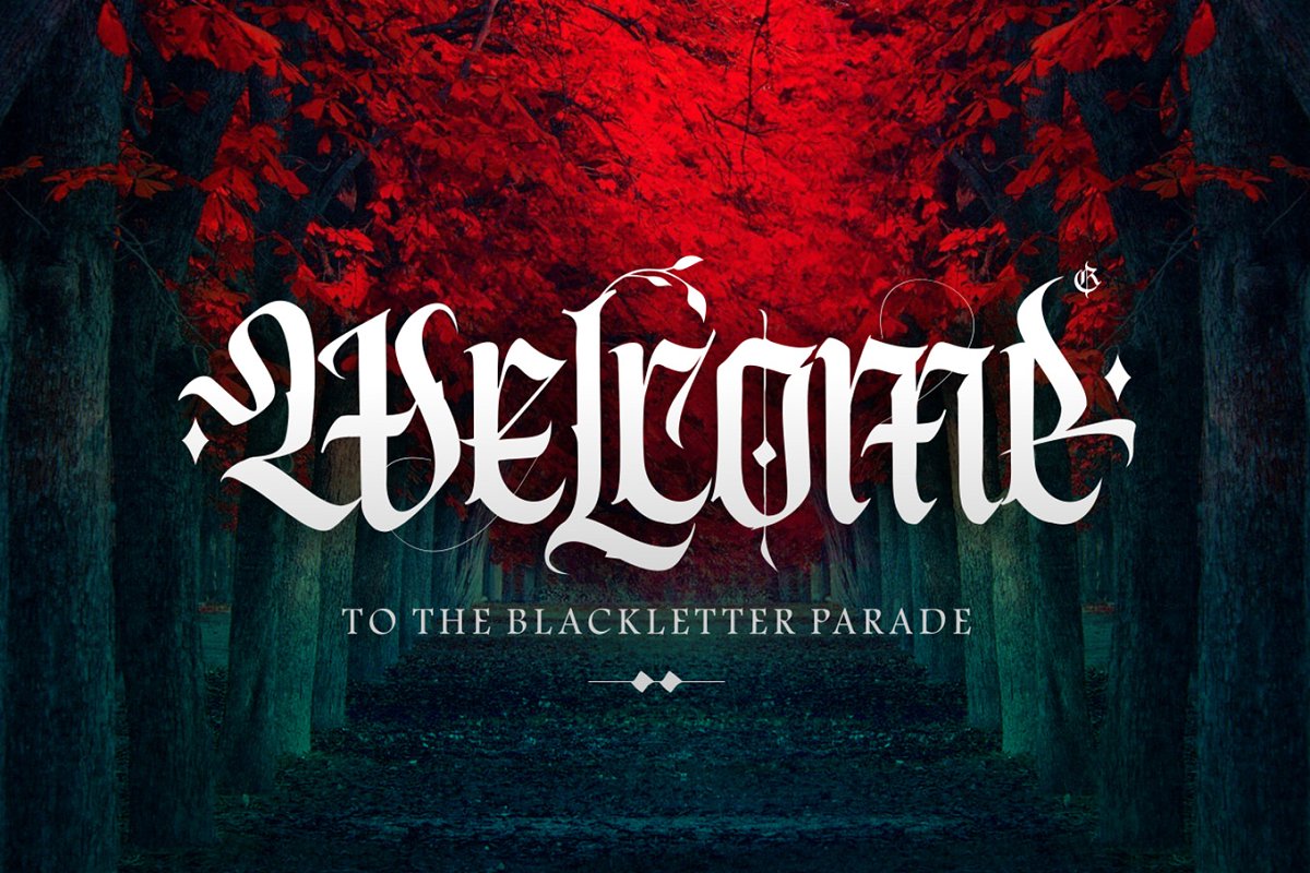 The Wednesday extra bonus Font