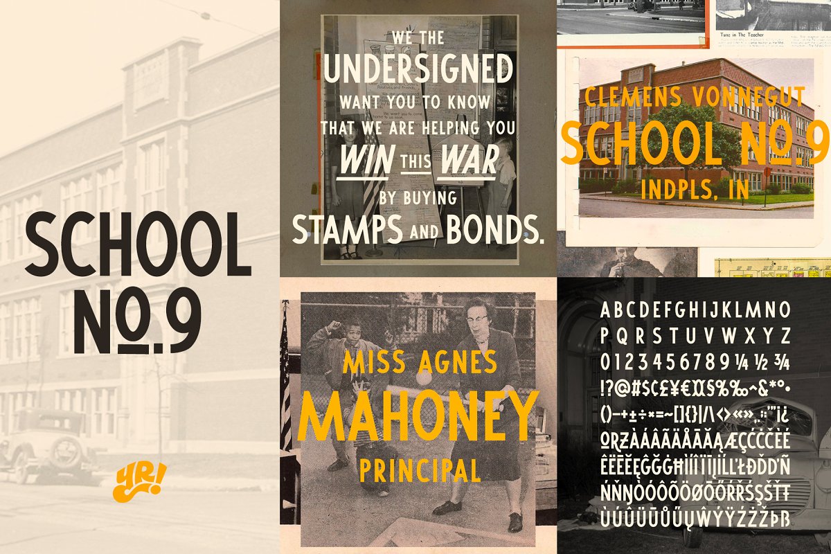 The Yeahright Type Bundle Vol Font