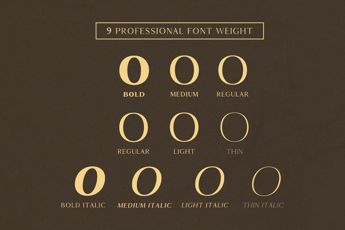 Thomas Mag Serif Family Pack Font