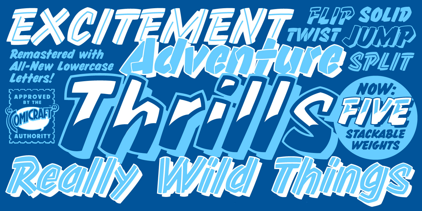 Thrills Font Family Free Download Thrills Font