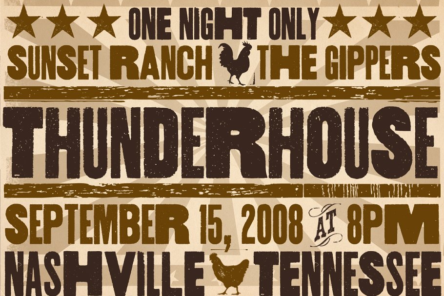Thunderhouse Font