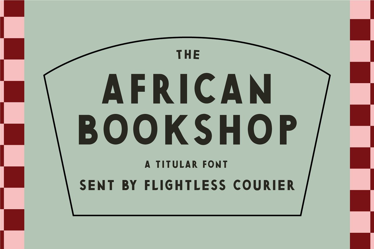 Titular The African BookShop Font