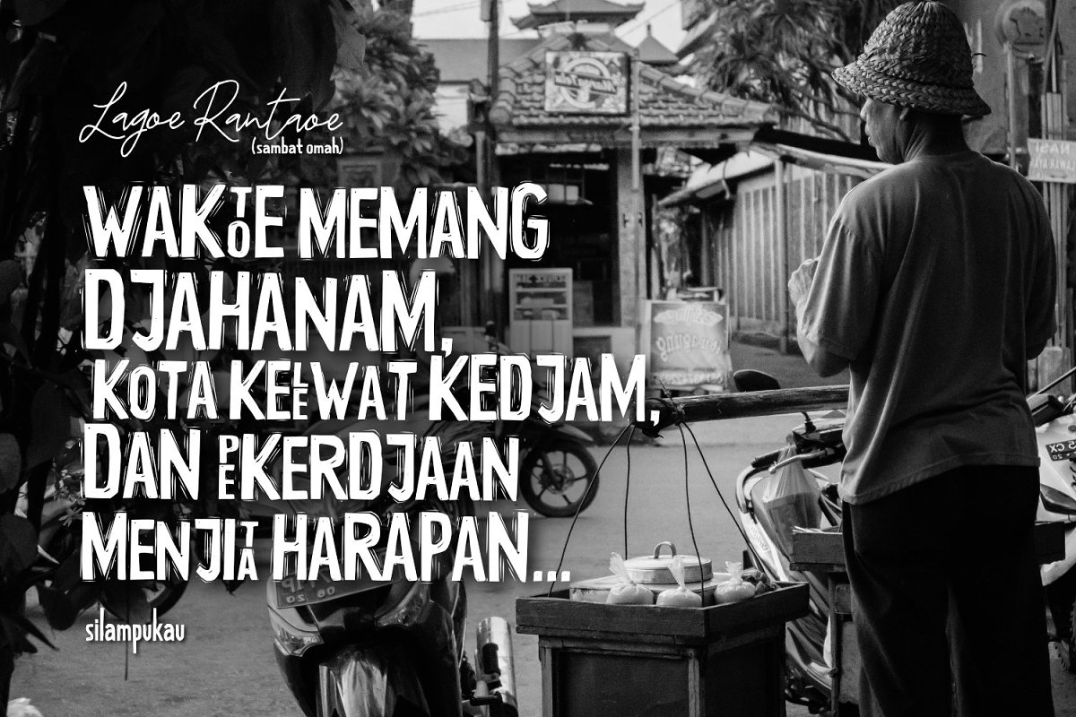 Tjoekil Kajoe Vernacular Type Font