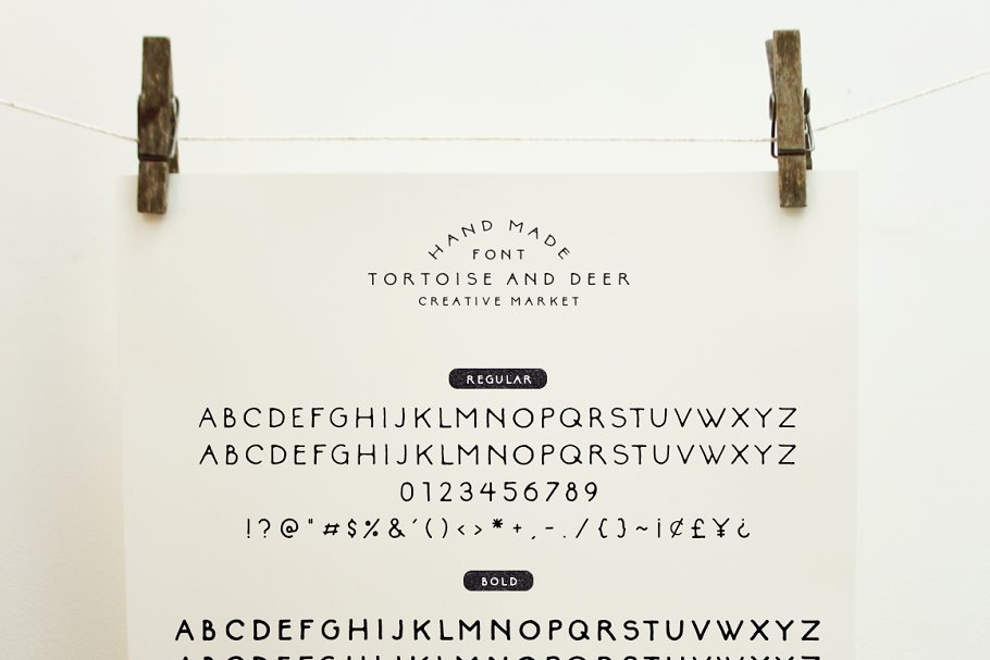 Tortoise and Deer Family Font