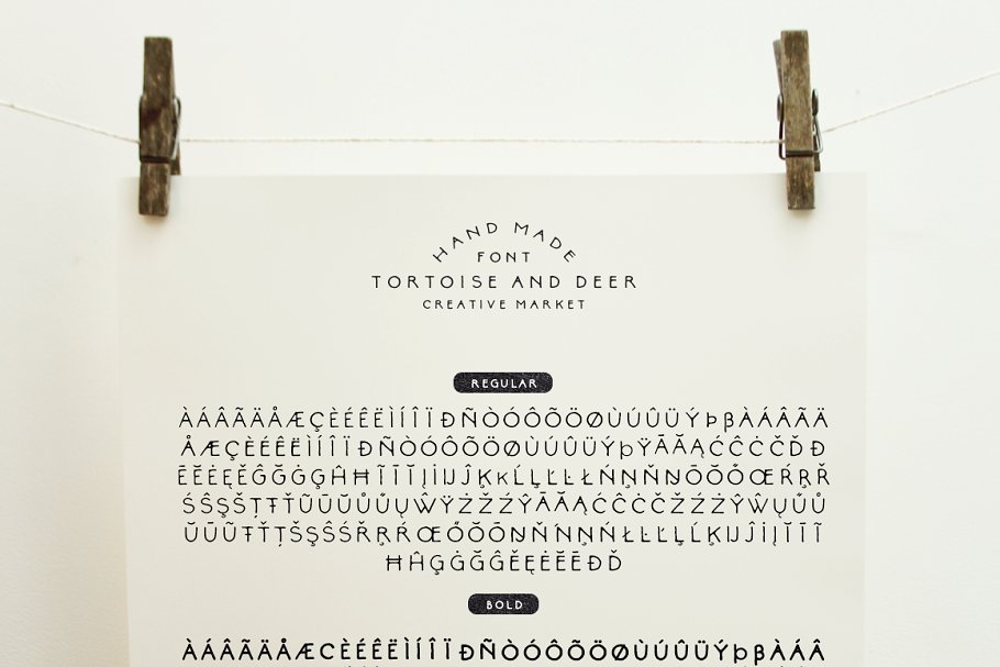 Tortoise and Deer Family Font