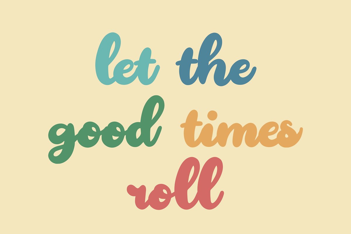 Totally Rad Retro Font