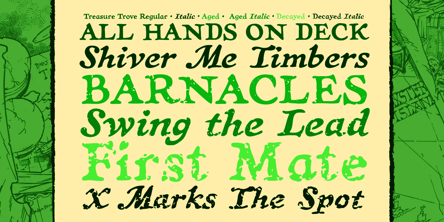 Treasure Trove Font Family Free Download Treasure Trove Font