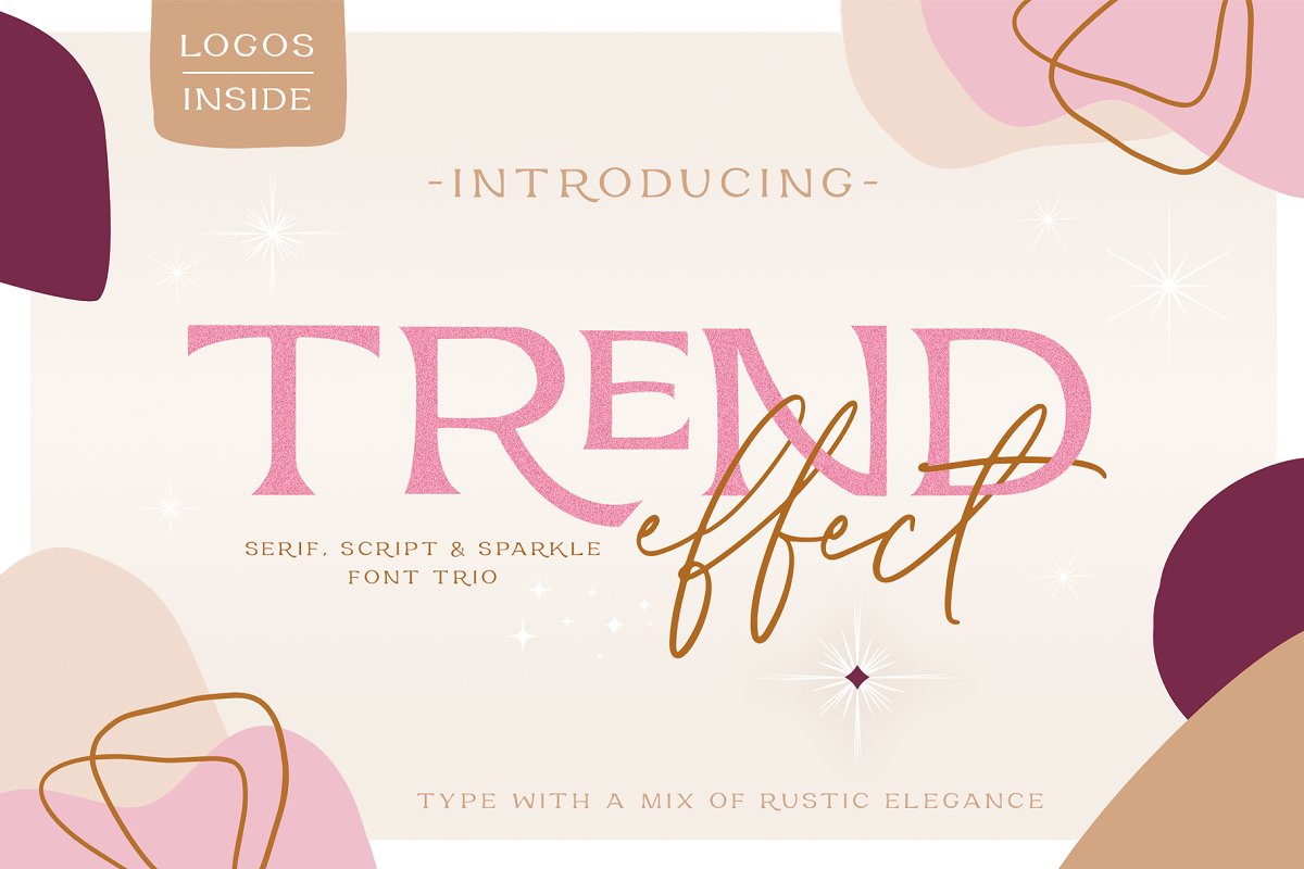 Trend Effect Modern Star Set Font