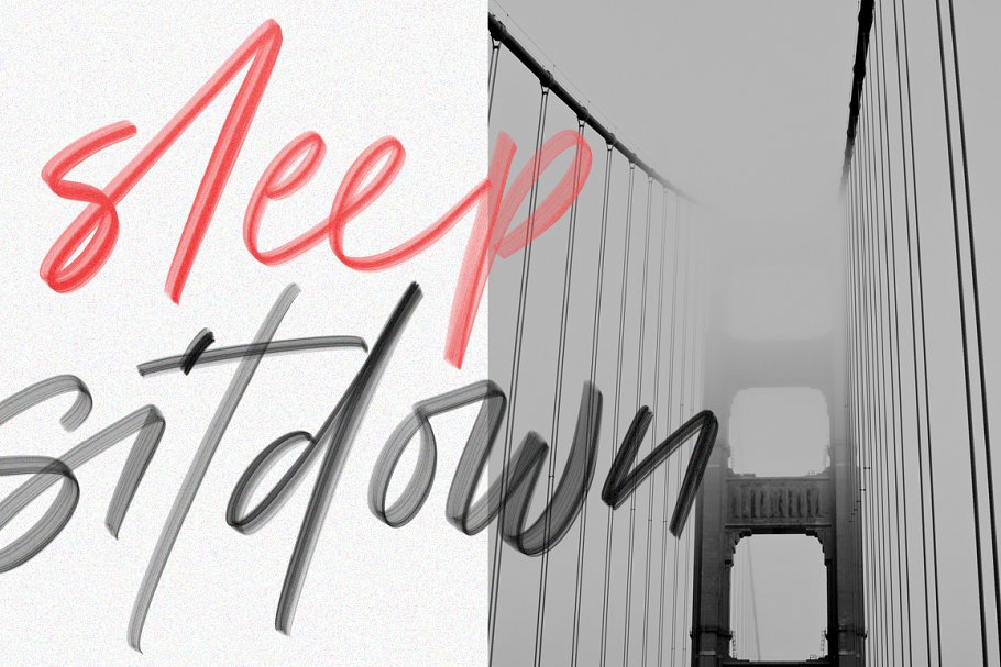 Triester SVG Brush Free Sans Font