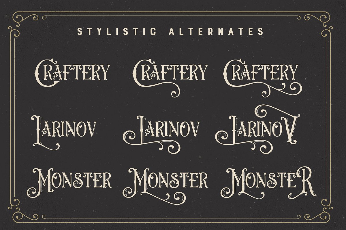 Troemys Font Trio and extras Free Download
