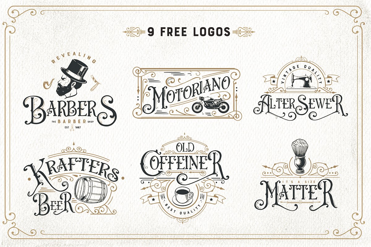Troemys Font Trio and extras Free Download