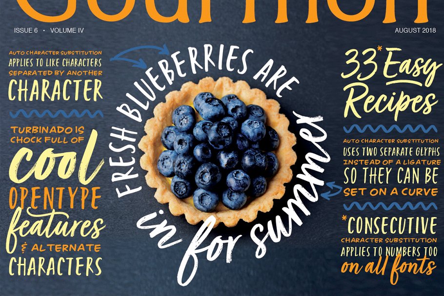 Turbinado Set Font Free Download