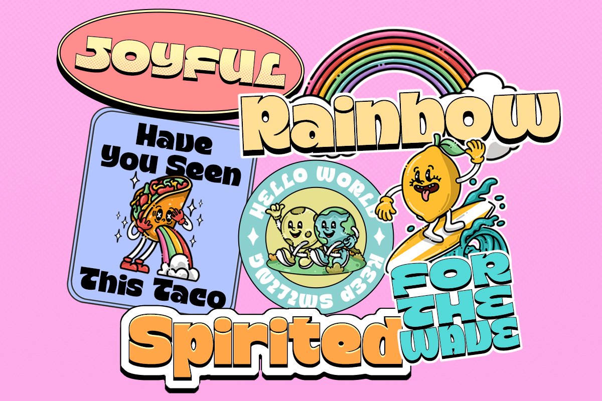 Typologic Cartoon Family + Assets Font Free Download