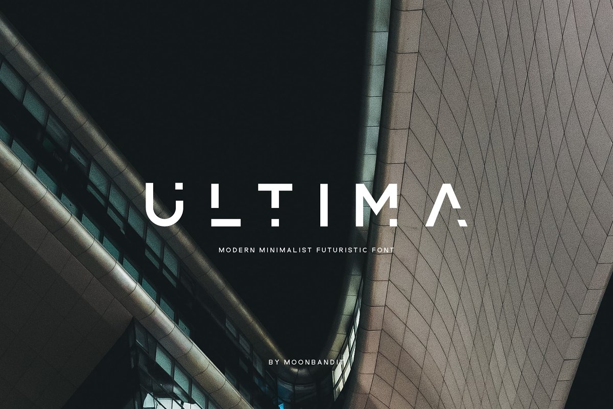 ULTIMA modern futuristic Font