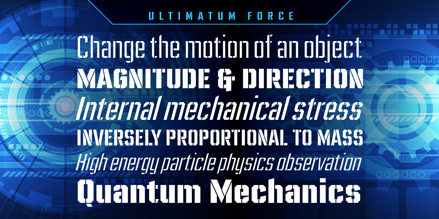 Ultimatum MFV Font