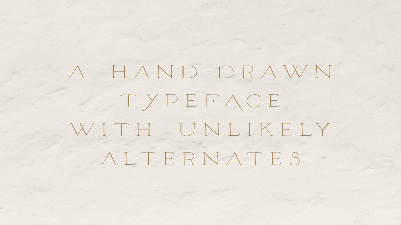 Unlikely Lily A Hand Drawn Serif Font