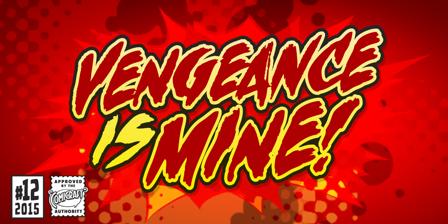 Vengeance Is Mine Font