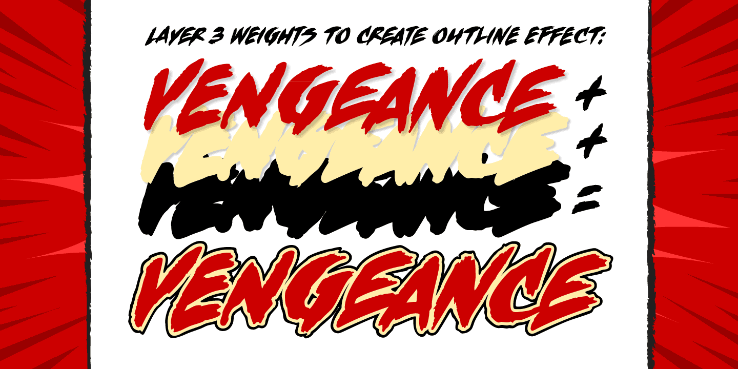 Vengeance Is Mine Font