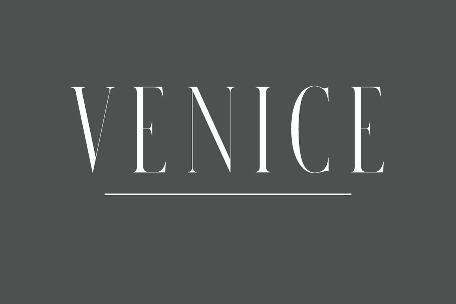 Venice A Beautiful Serif Font
