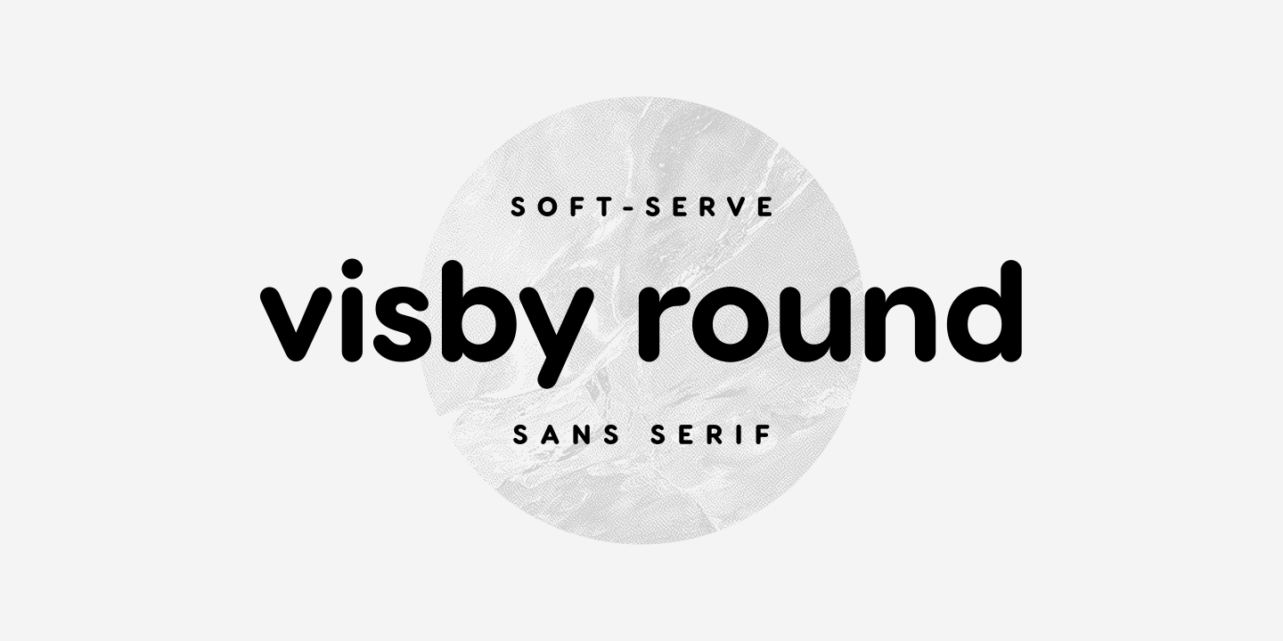 Visby Round CF Font