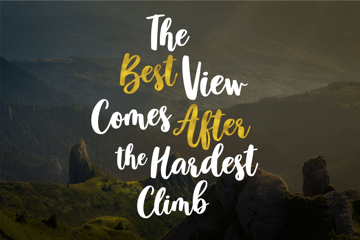 Vision bold script Font