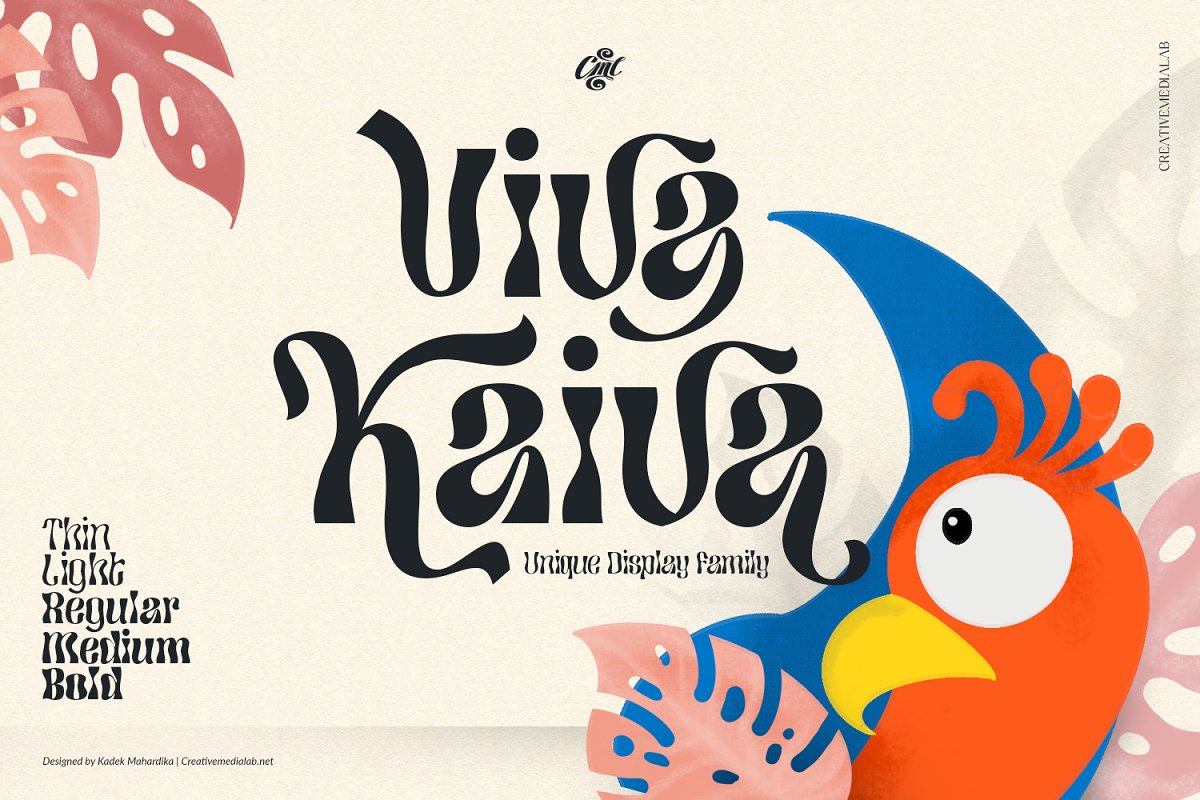 Viva Kaiva Unique Psychedelic Font