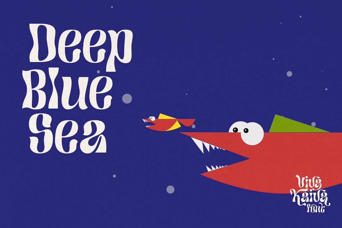 Viva Kaiva Unique Psychedelic Font