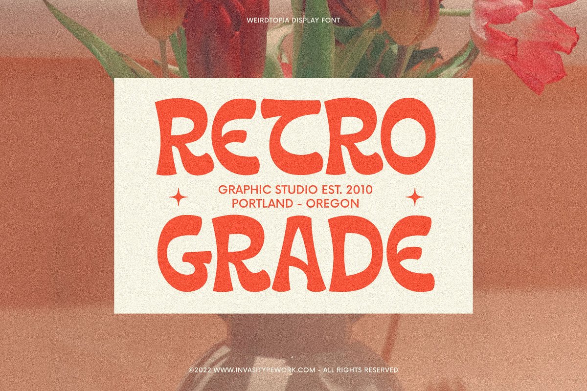 Weirdtopia Groovy Retro Font Family Free Download Weirdtopia Groovy Retro Font