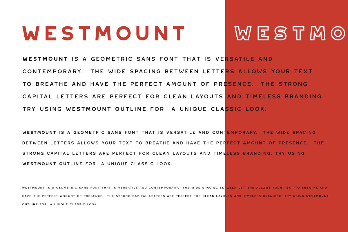 Westmount Sans Serif Font