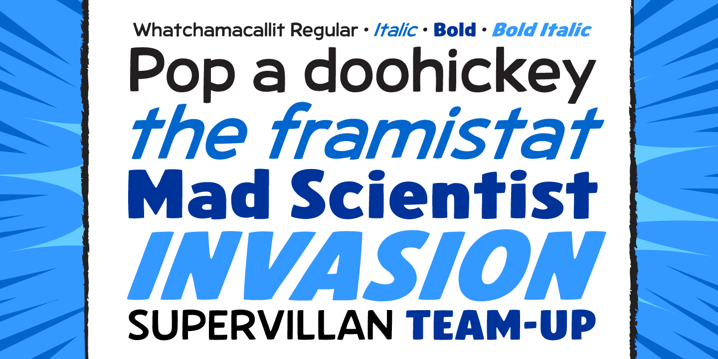 Whatchamacallit Font