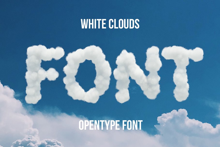 White Clouds Font Free Download