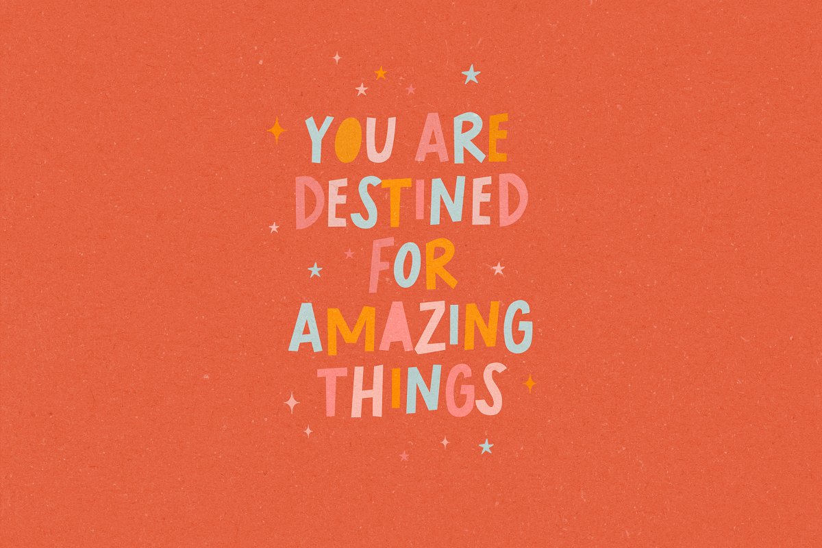 Wicked Awesome Cutout Font