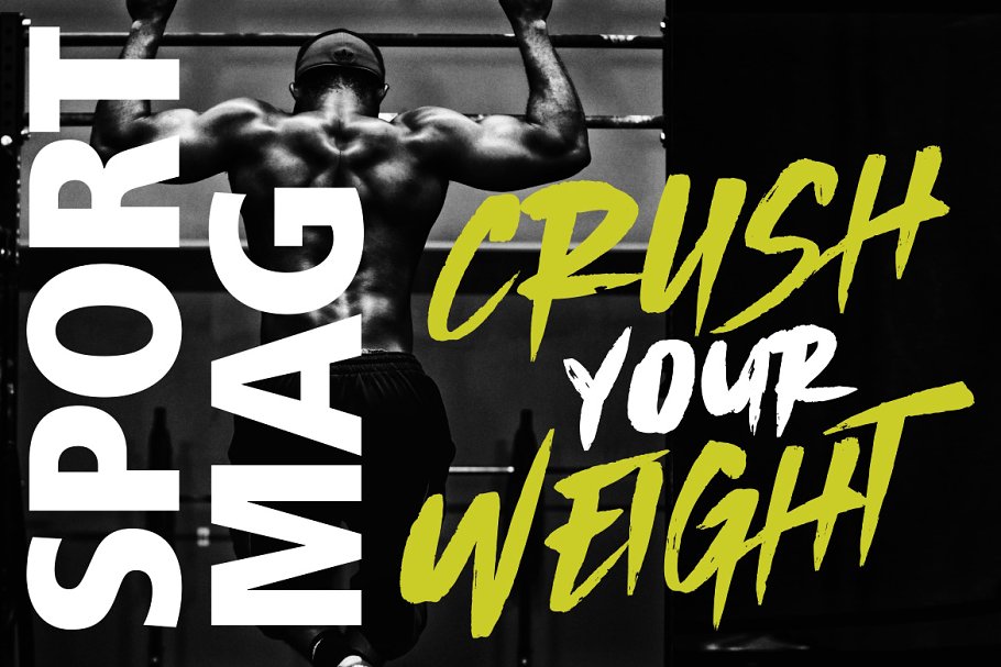 Wild Wolf Brush Font