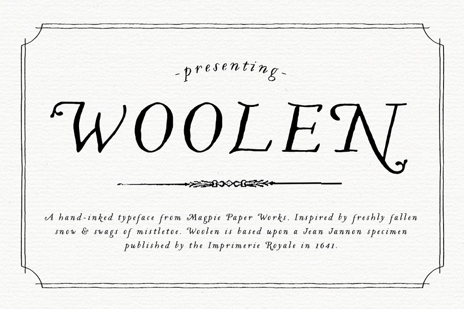 Woolen Font Free Download