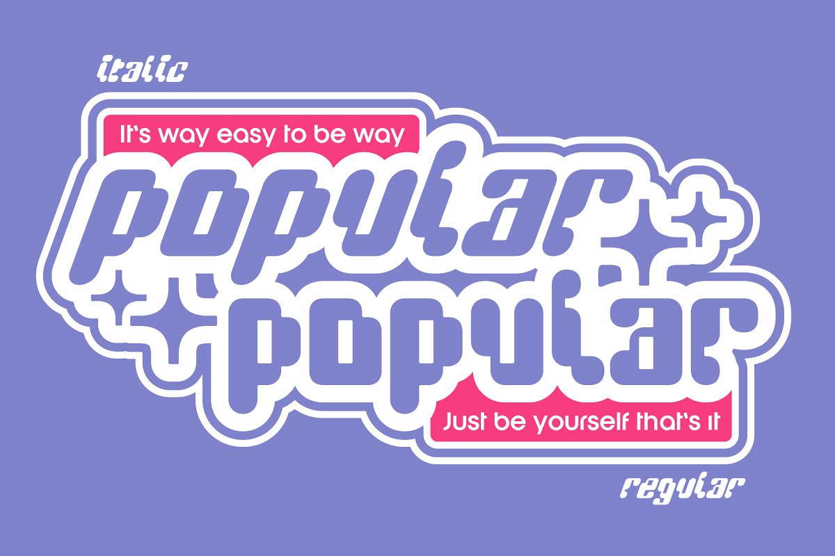 YK DigiBop Duo Font Family Free Download YK DigiBop Duo Font