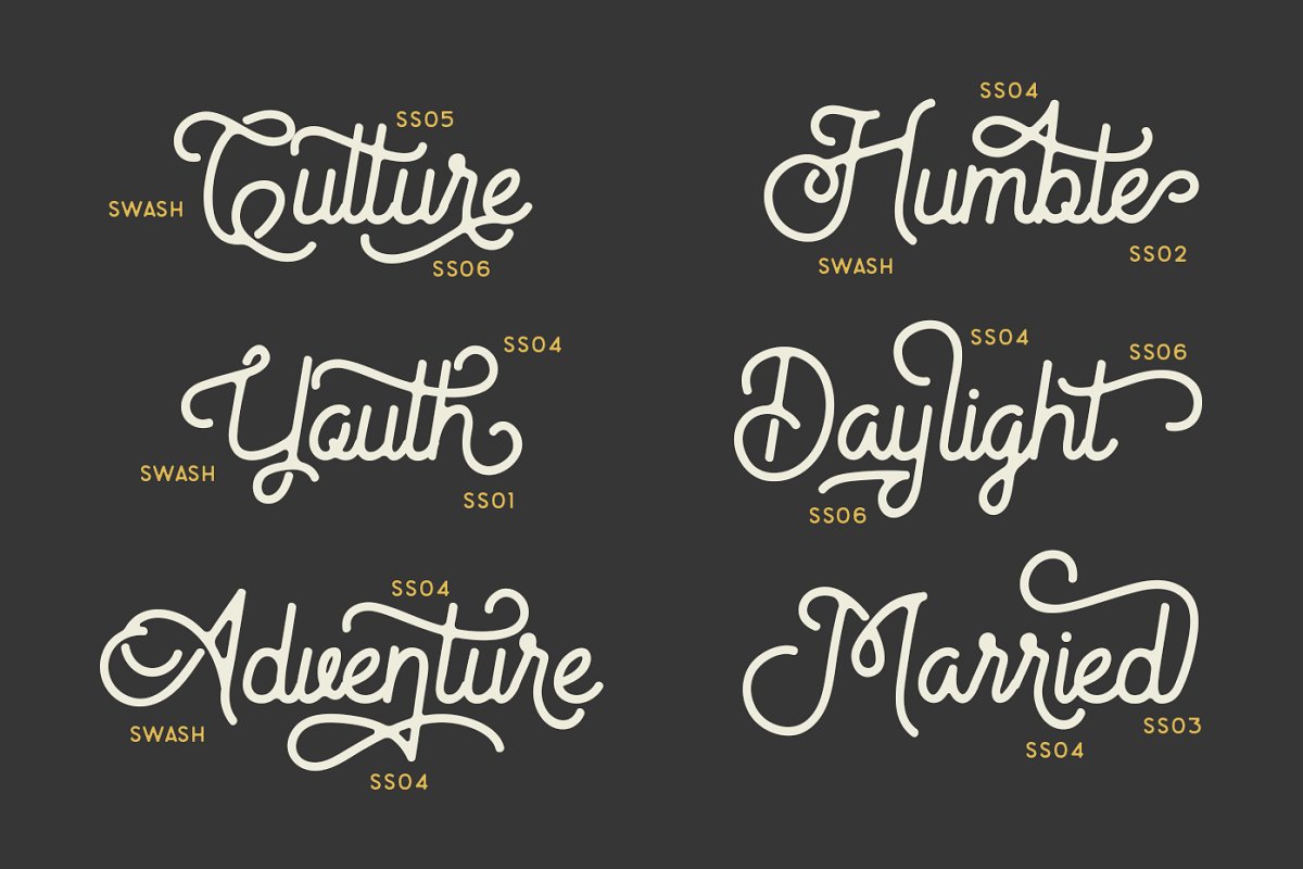 Yesterday Typeface Font Free Download