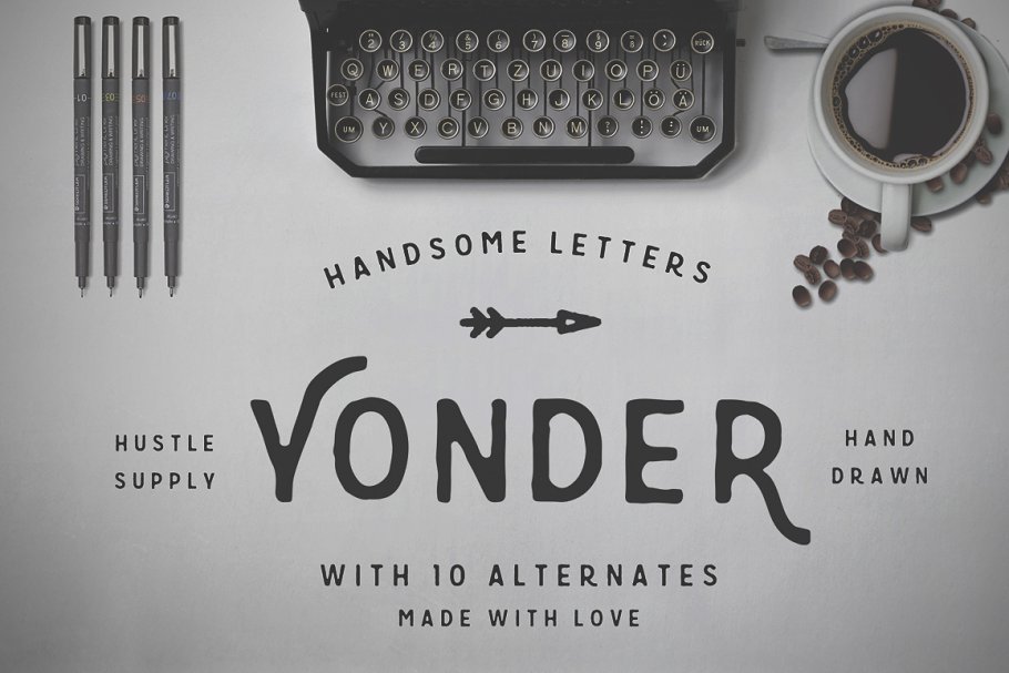 Yonder Hand Drawn Font