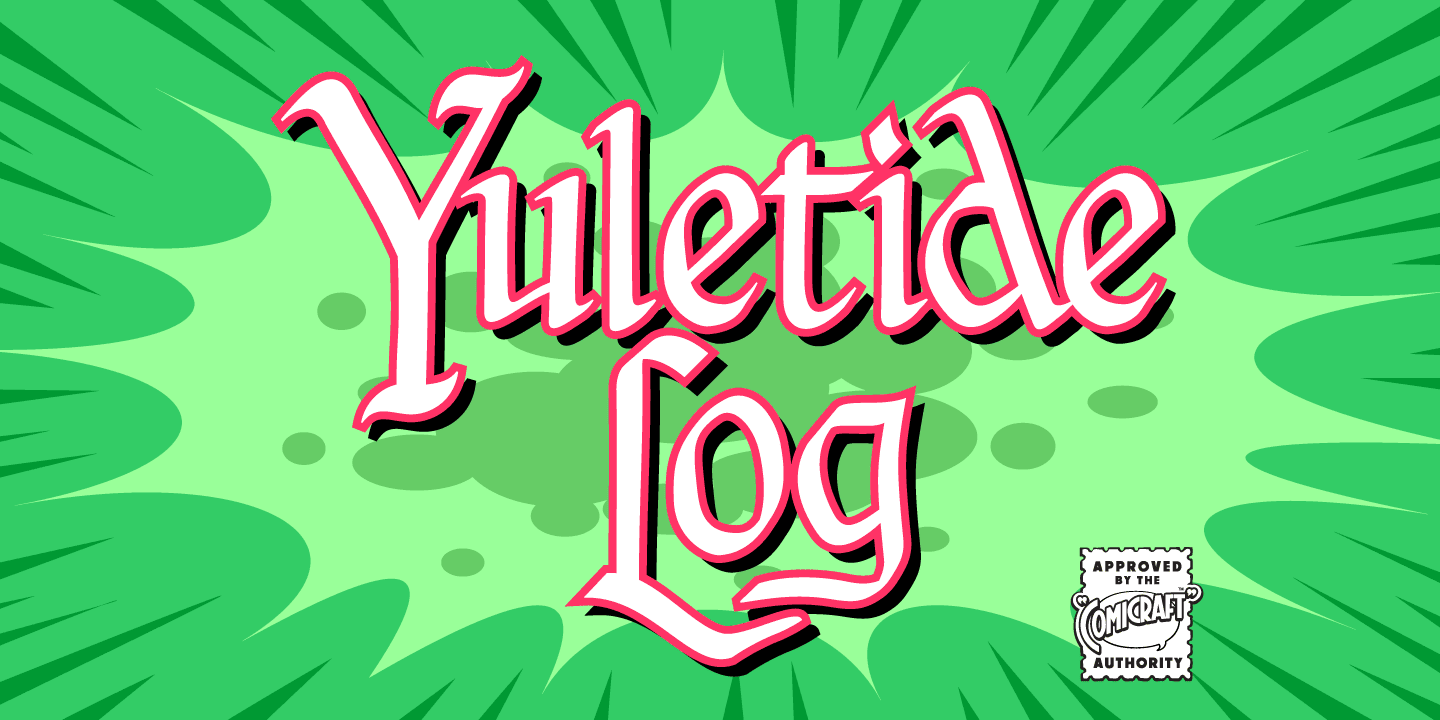 Yuletide Log Font Family Free Download Yuletide Log Font