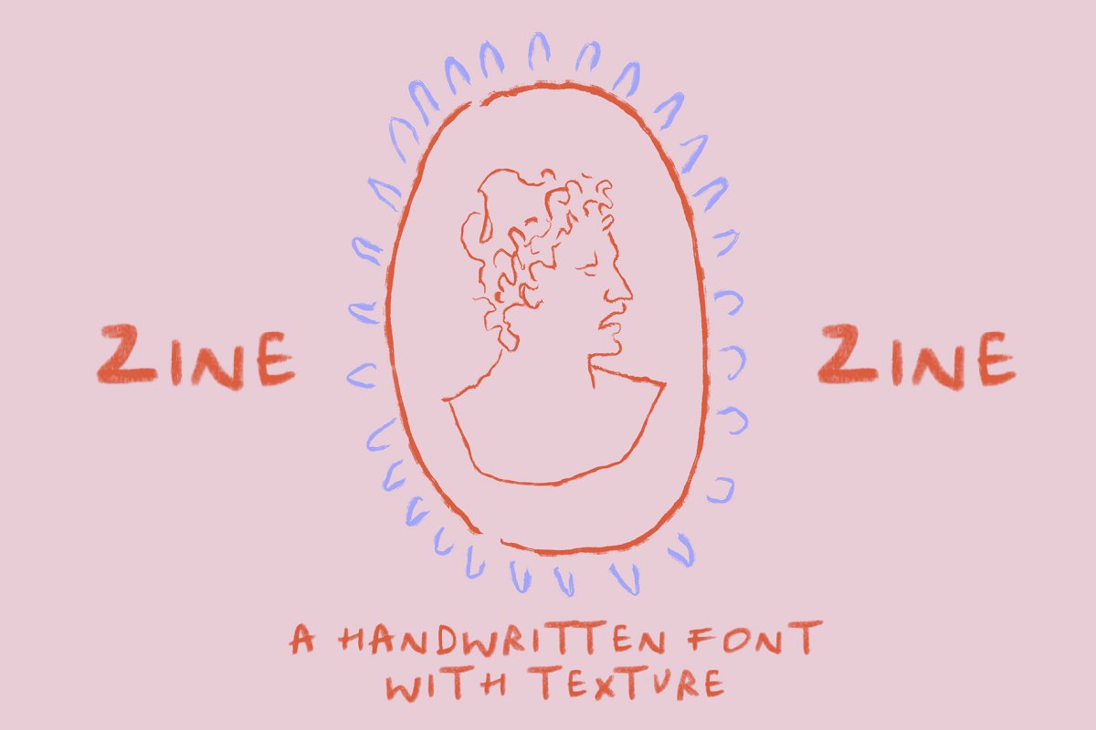 Zine SVG A Handwritten Font