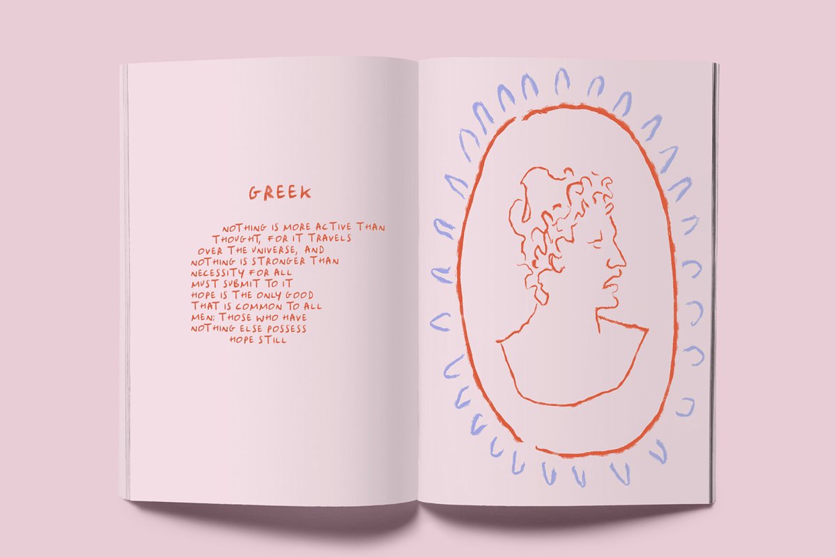 Zine SVG A Handwritten Font